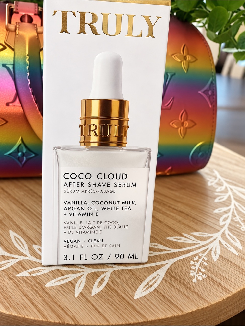 TRULY Coco Cloud After Shave Serum – White & Gold